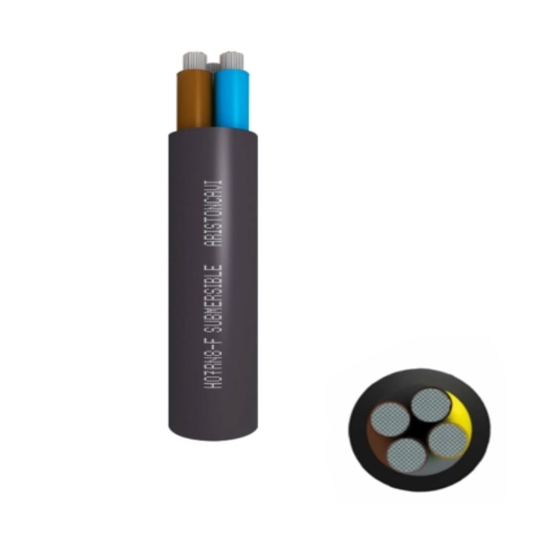 CABLE H07RN8-F ARRASTRE/SUMERGIBLE 4G2.5MM2 1KV GOMA/CAUCHO CLASE 5 H07RN8-F ARISTONCAVI1