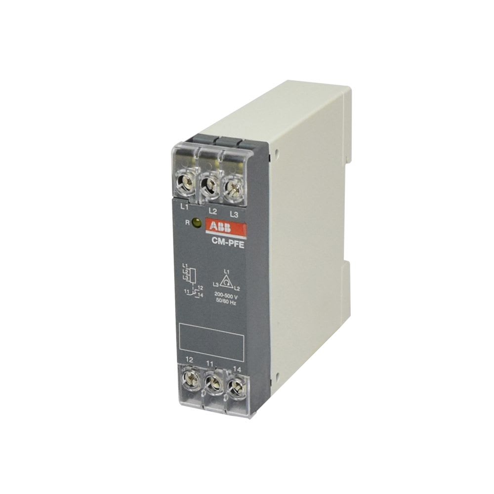 RELE DE SECUENCIA Y FALTA DE FASE TRIFASICO 200-500V DIN 1SVR550826R9100 ABB1