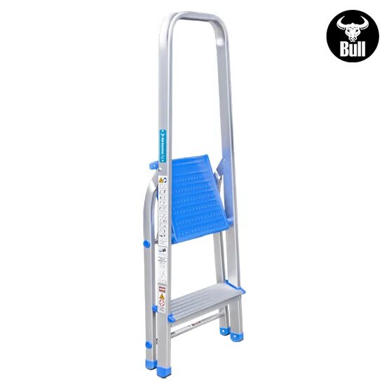ESCALERA ALUMINIO TIPO BANQUETA 2 PASOS 150KG 0.40M AB150-2IA AMERICAN BULL4