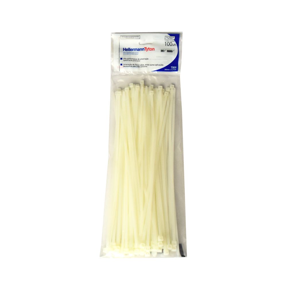 AMARRACABLE BLANCO 245X4.6MM X100UND 111-01707 HELLERMANNTYTON