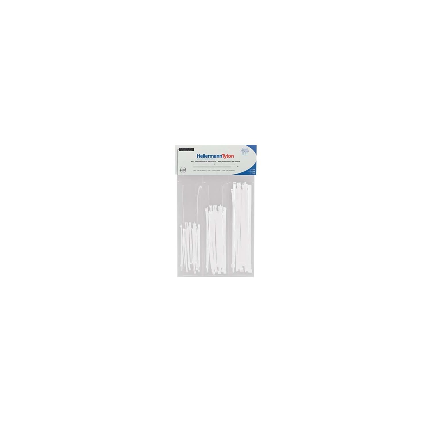 AMARRACABLE KIT BLANCO T18R/T30R/T50R X100UND KIT T18R/T30R/T50R-B HELLERMANNTYTON