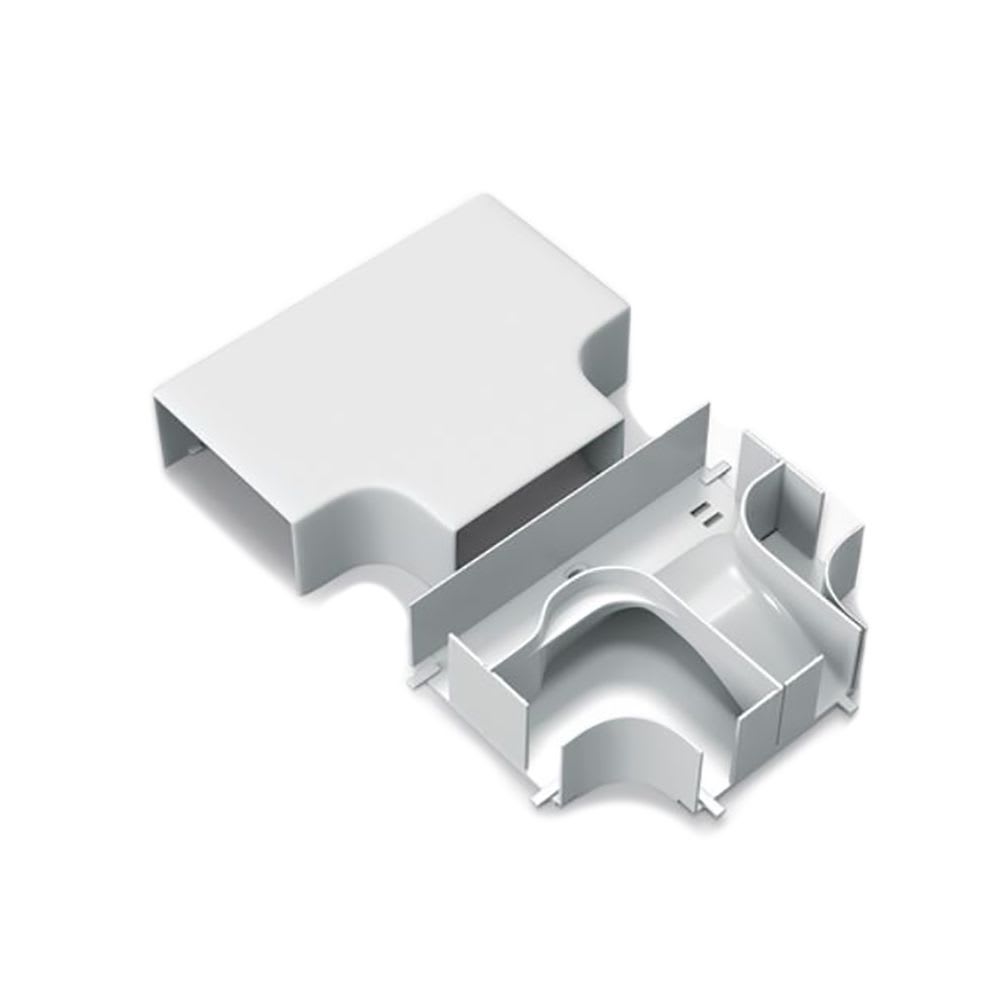 DERIVACION ''T'' PLANA PARA CANALETA UNICANAL 100X50MM 250-00069 HELLERMANNTYTON