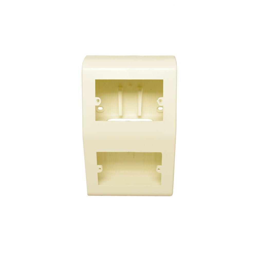 CAJA DOBLE DE DERIVACION UNIVERSAL PARA CANALETA UNICANAL 100X50MM 250-00078 HELLERMANNTYTON