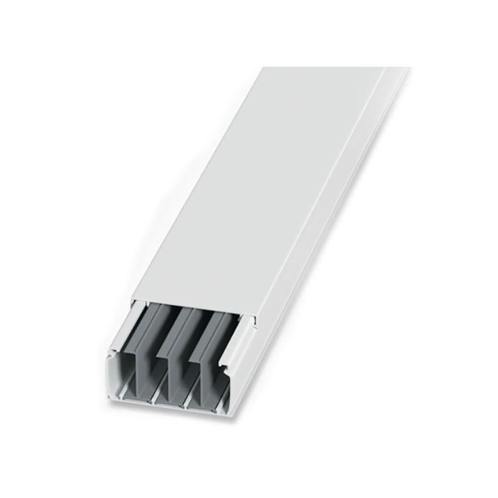CANALETA MINICANAL 50X20MM 2MTS CON TAPA SIN ADHESIVO C/DIVISION 250-00180 HELLERMANNTYTON