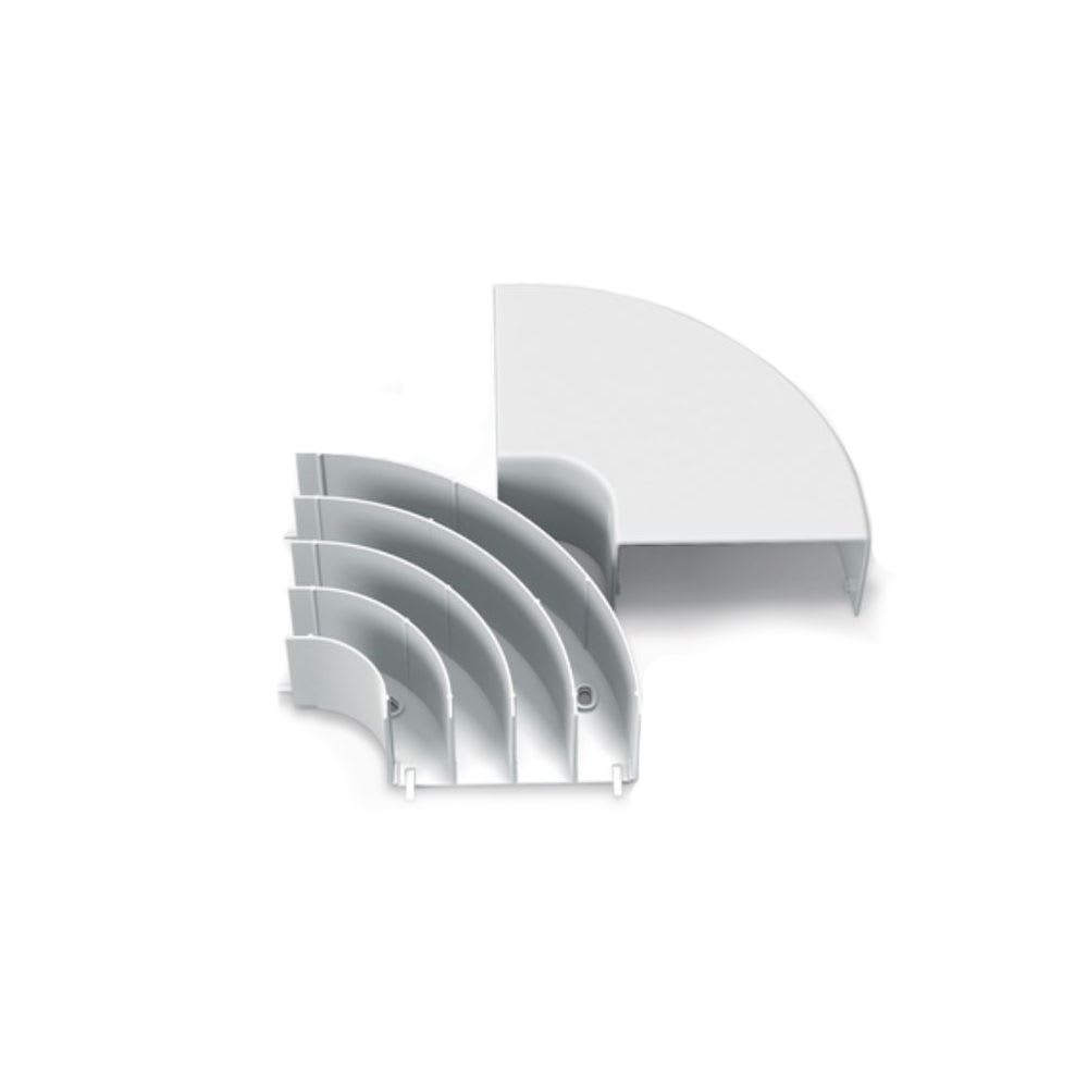 ANGULO PLANO 90°C PARA CANALETA MINICANAL 20X10MM 250-00126 HELLERMANNTYTON
