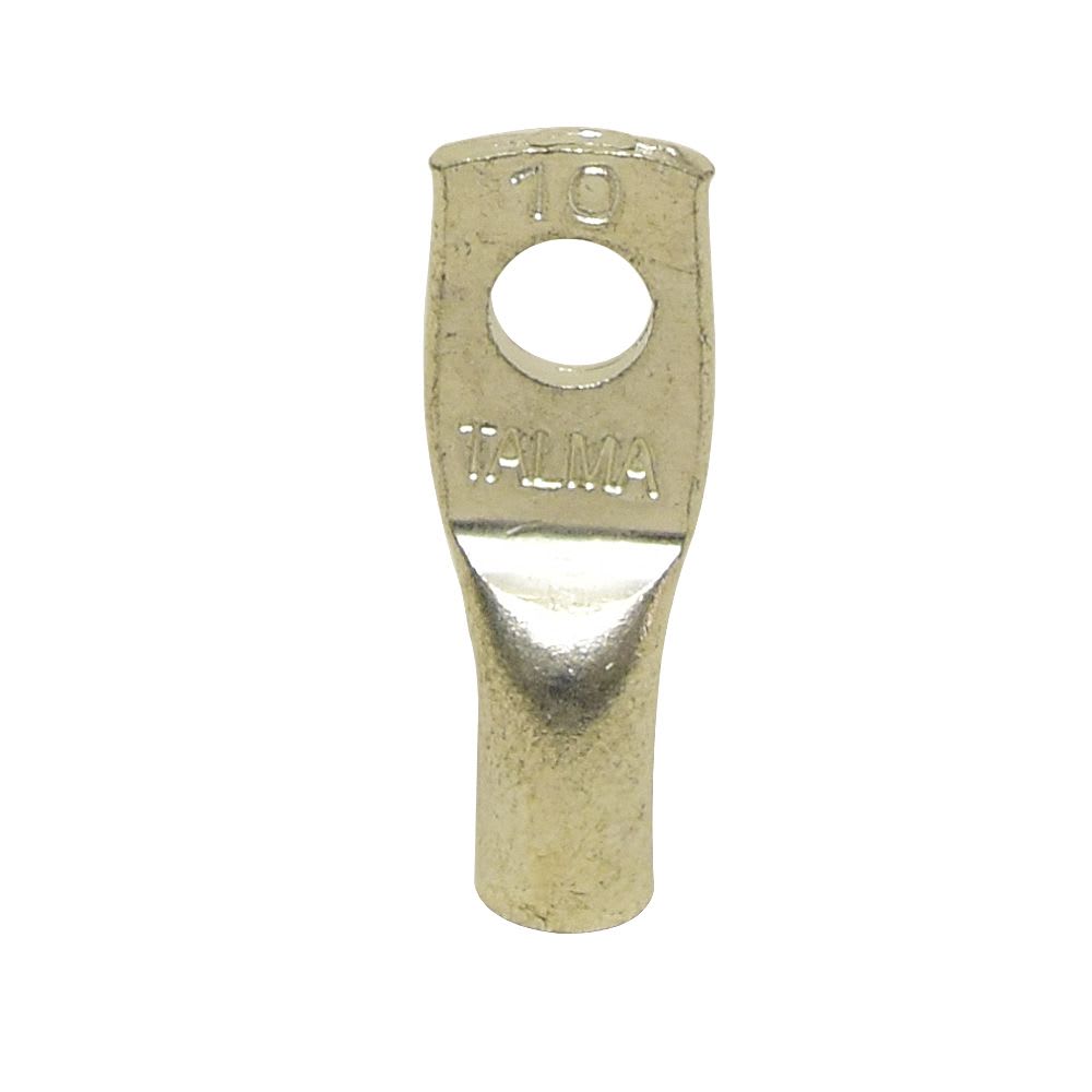 TERMINAL A COMPRESION CON BARRIL LARGO CU/ES 10MM2 1H 3/8'' 35KV TALMA