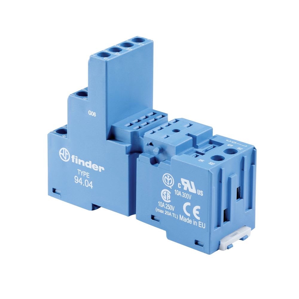 ZOCALO RECTANGULAR P/RELE ENCHUFABLE 14 PINES 7A 250V 5534 TIPO TORNILLO 9404SPA FINDER1