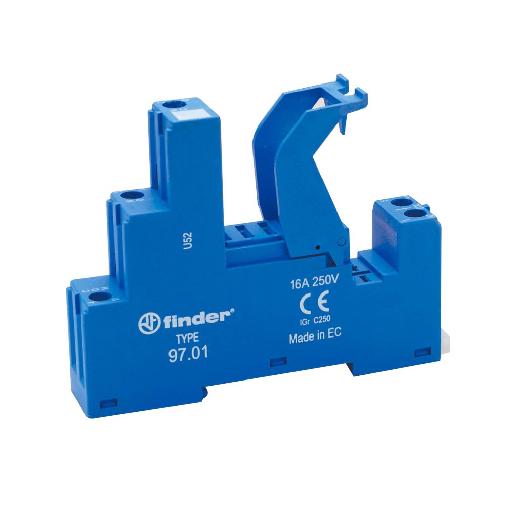 BASE RECTANGULAR P/RELE 5 PINES 16A 250V MOD.4661 TIPO TORNILLO 9701SPA FINDER1