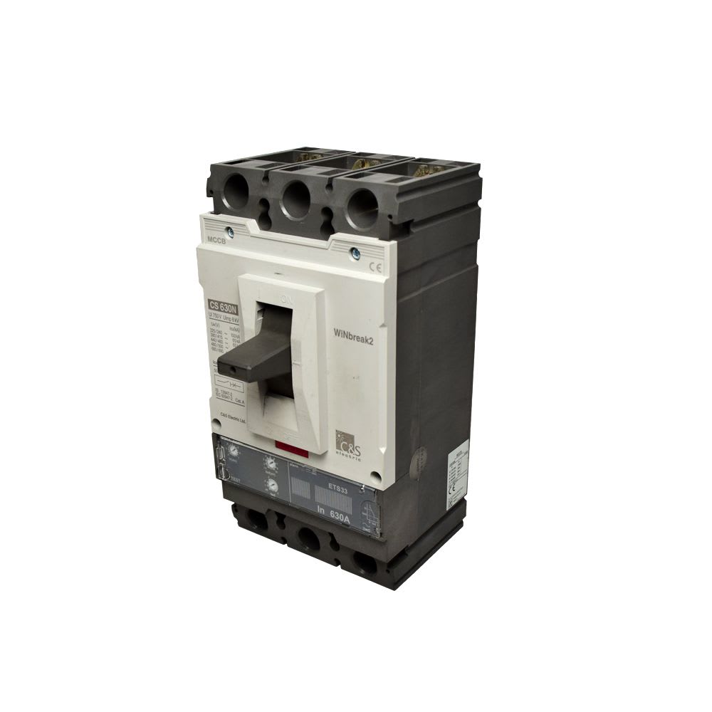 INTERRUPTOR TERMOMAGNETICO REGULABLE 3X252-630A (690V) 100/65KA 220/440V CS630NETS630A3P CONTROL SWITCHGEAR