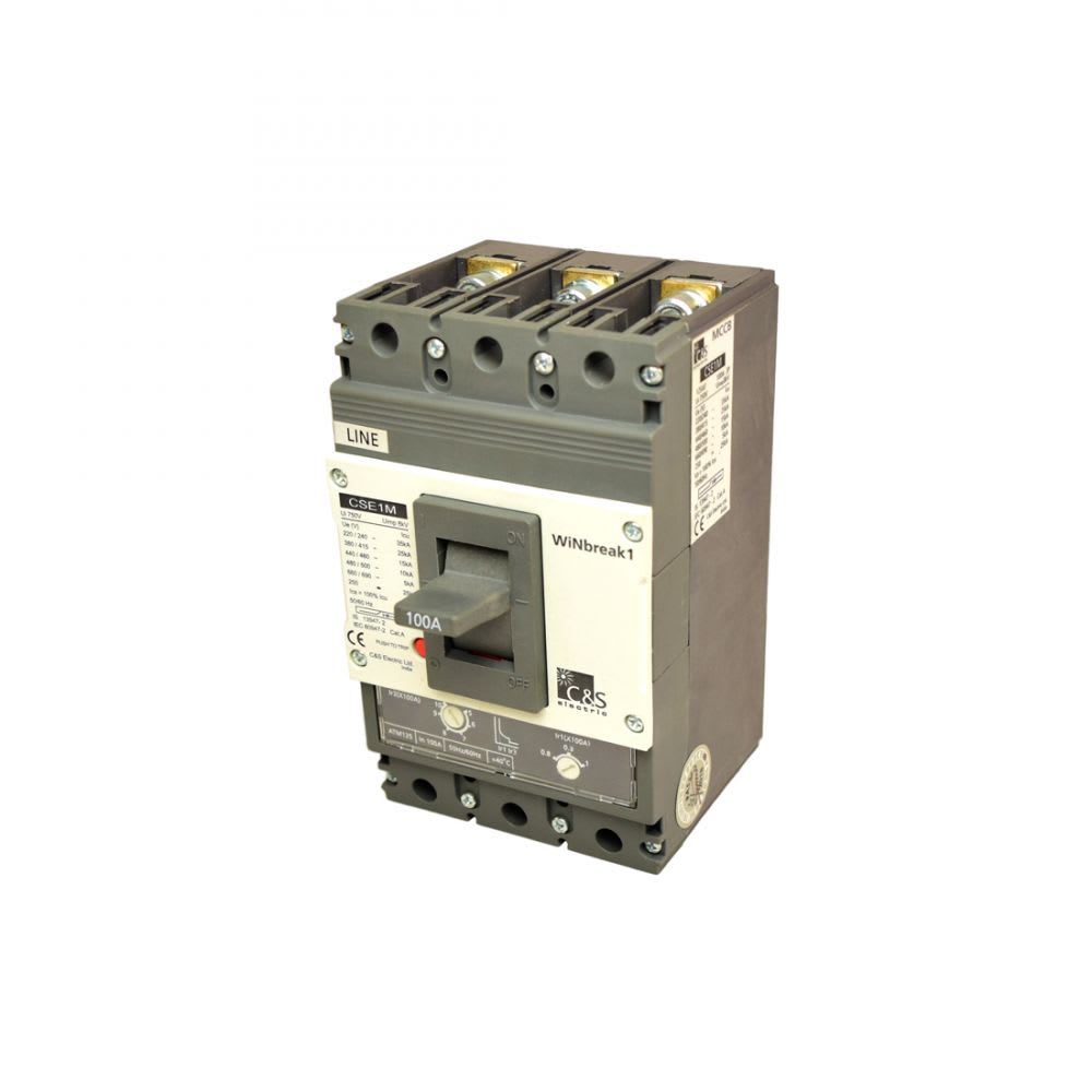 INTERRU TERMOMAG REGULABLE 3X80-100A (690V) 35/15KA 220/415V CSE1M125ATM3P-100A CONTROL SWITCHGEAR1