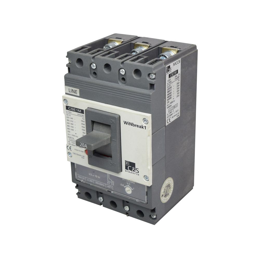 INTERRU TERMOMAG REGULABLE 3X20-25A (690V) 35/15KA 220/440V CSE1M125FMU3P-20A CONTROL SWITCHGEAR1