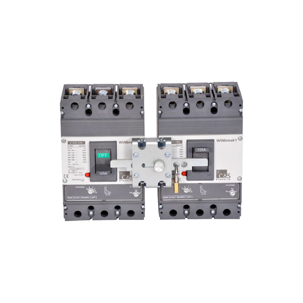 ENCLAVAMIENTO MECANICO PARA 2 INTERRUPTORES CSE2 3 O 4 POLOS MIW1-250-3P CONTROL SWITCHGEAR