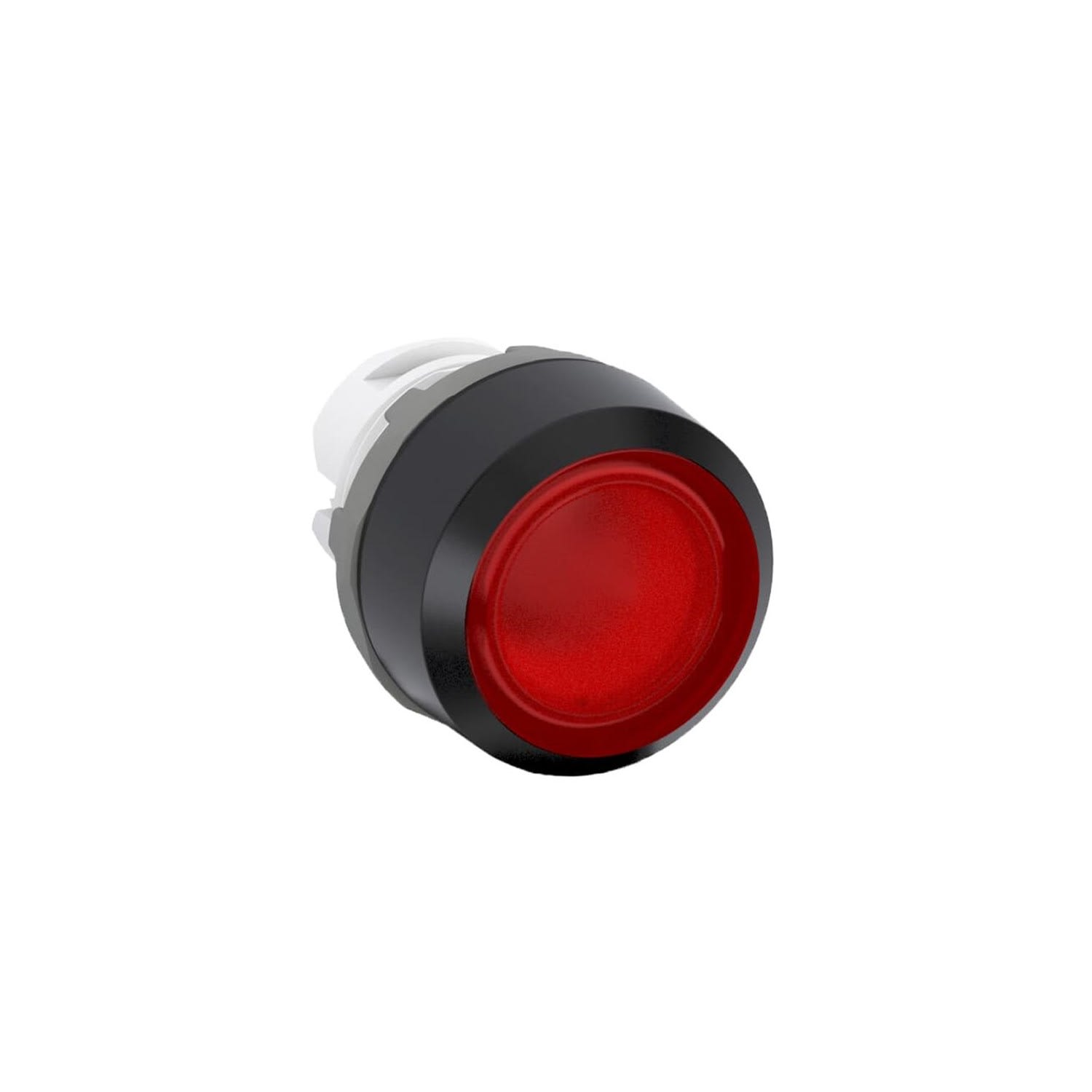 CABEZA PARA PULSADOR LUMINOSO RASANTE ROJO 22MM PLASTICO NEGRO 1SFA611100R1101 ABB