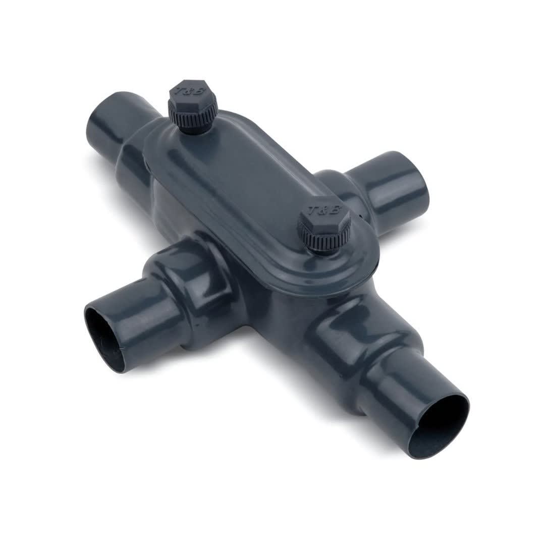 CAJA CONDULET OVALADA TIPO X 3/4'' FORM.8 C/FORRO PVC X28-4X-G OCAL BLUE