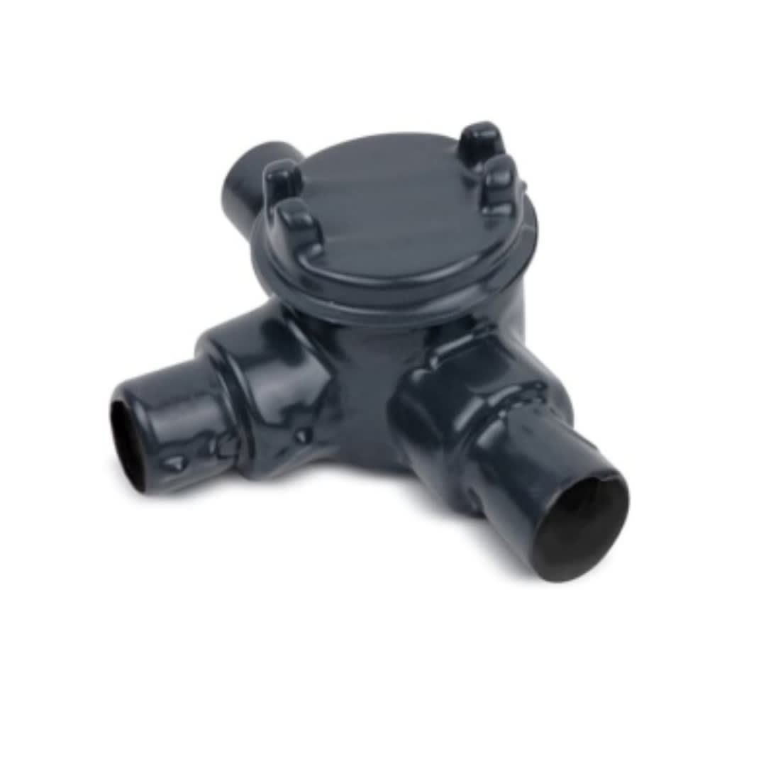 CAJA DE DERIVACION REDONDO CON TAPA ROSCA T 1/2 CON PVC CLASE 1 DIVISION 1 UL GUAT14-G OCAL BLUE