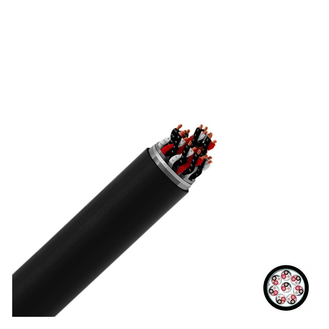 CABLE INSTRUMENTACION APANTALLADO 12X3X16AWG 300V 90°C LSZH UL MAC3303HEEXO-UL13CC RAMCRO