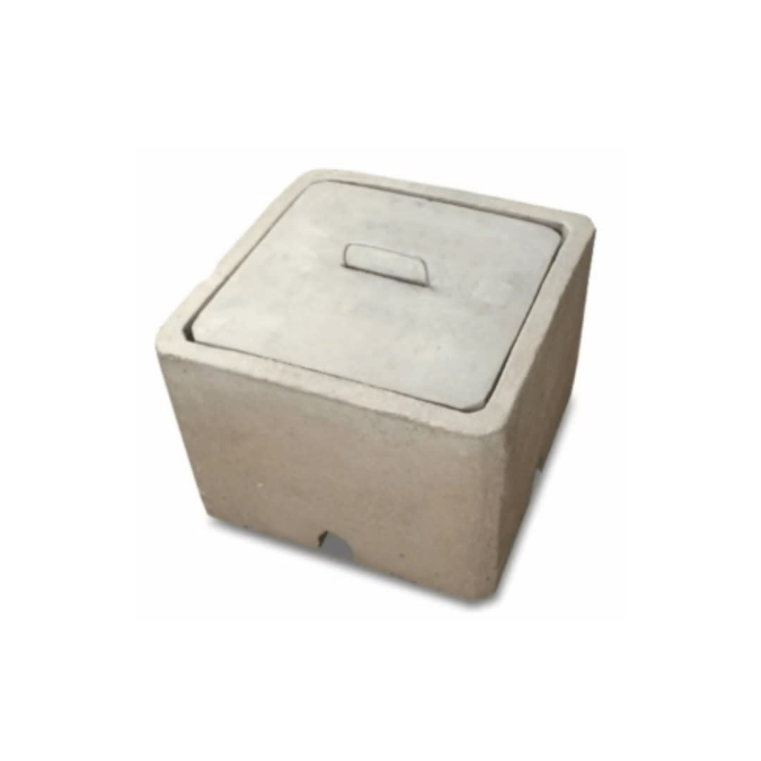CAJA DE REGISTRO PARA CONCRETO 400X400X300MM CON TAPA NACI_COM