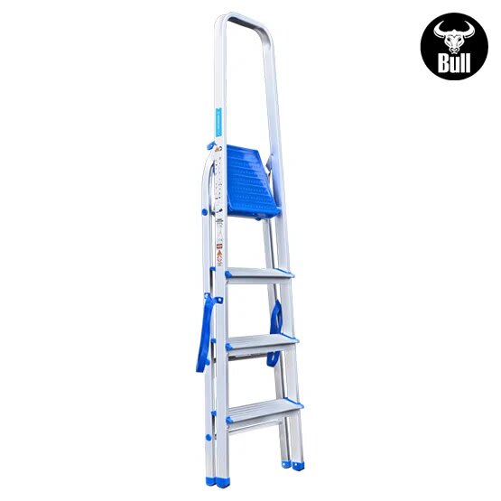 ESCALERA ALUMINIO TIPO BANQUETA 4 PASOS 150KG 0.84M AB150-4IA AMERICAN BULL4