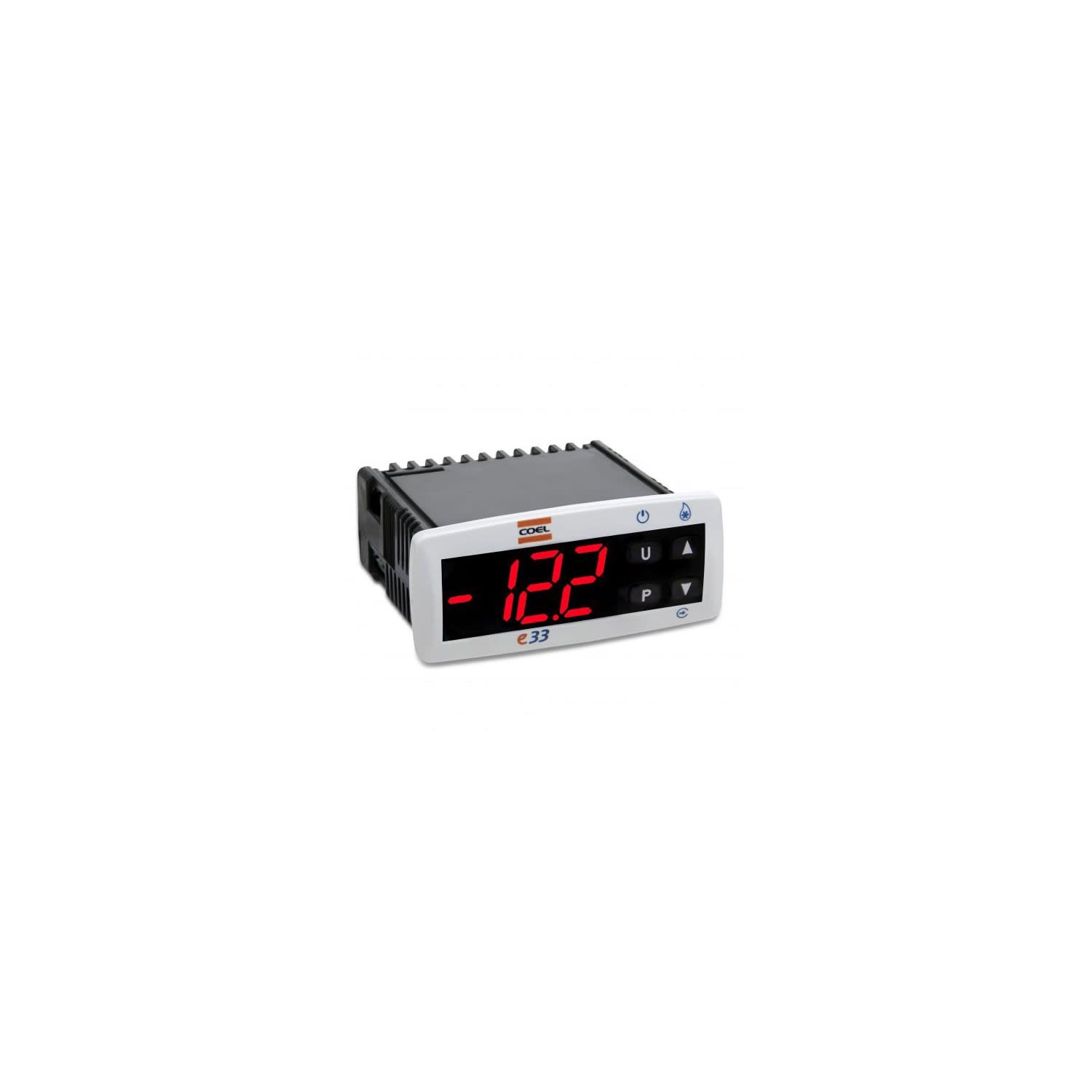 CONTROL PARA REFRIGERACION C/3SALIDAS + BUZZER + 2 SONDAS NTC 220VCA E33-DRRRBEEIA-E COEL