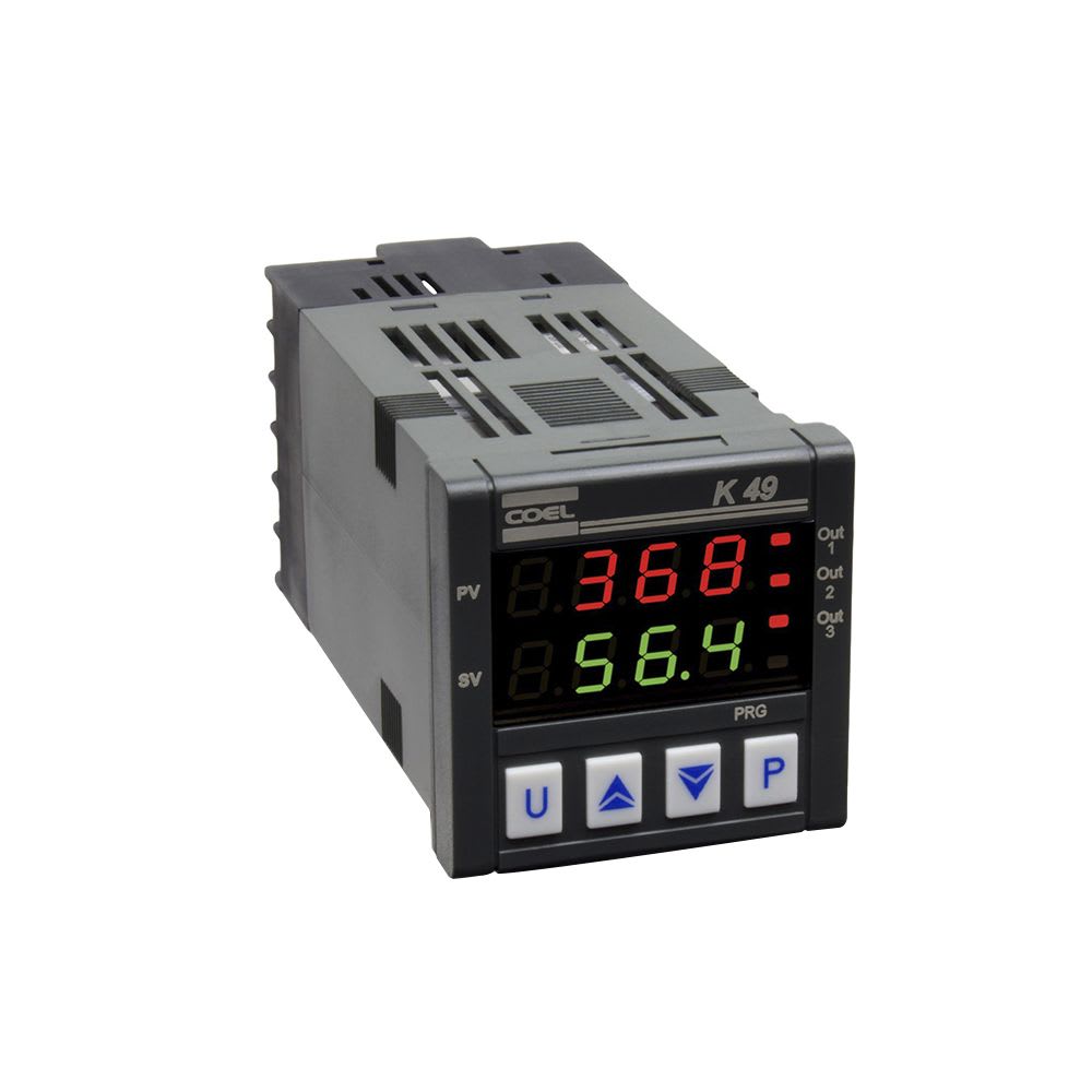 CONTROLADOR DE TEMPERATURA DIGITAL P/J.K.R.S.T.PT100 100-240V 48X48MM K49PHCRR-----S---- COEL1