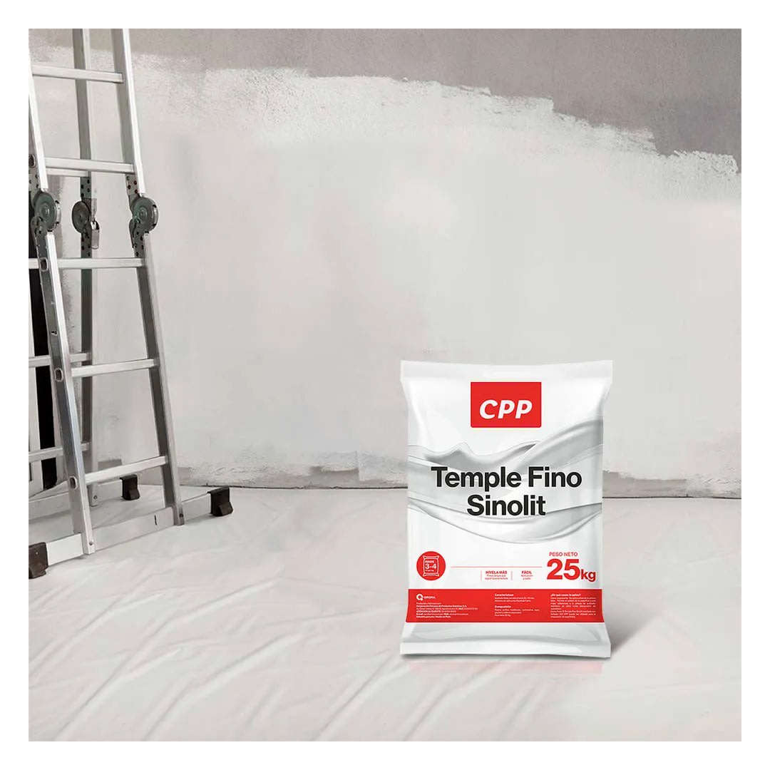 CAJA DE TEMPLE FINO SINOLIT BLANCO 25KG CPP2