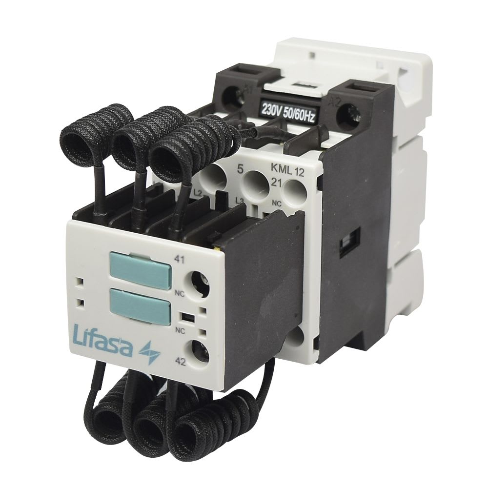 CONTACTOR PARA CONDENSADOR 6.7/12.5KVAR 240/440V 230V KML12 LIFASA1