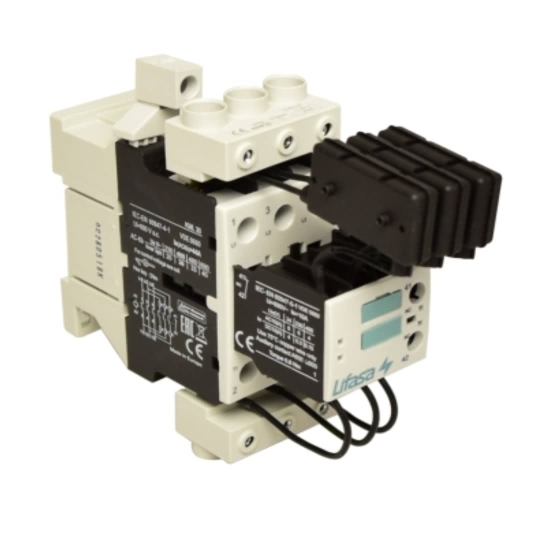 CONTACTOR PARA CONDENSADOR 30KVAR 440V 230V KML30 LIFASA2