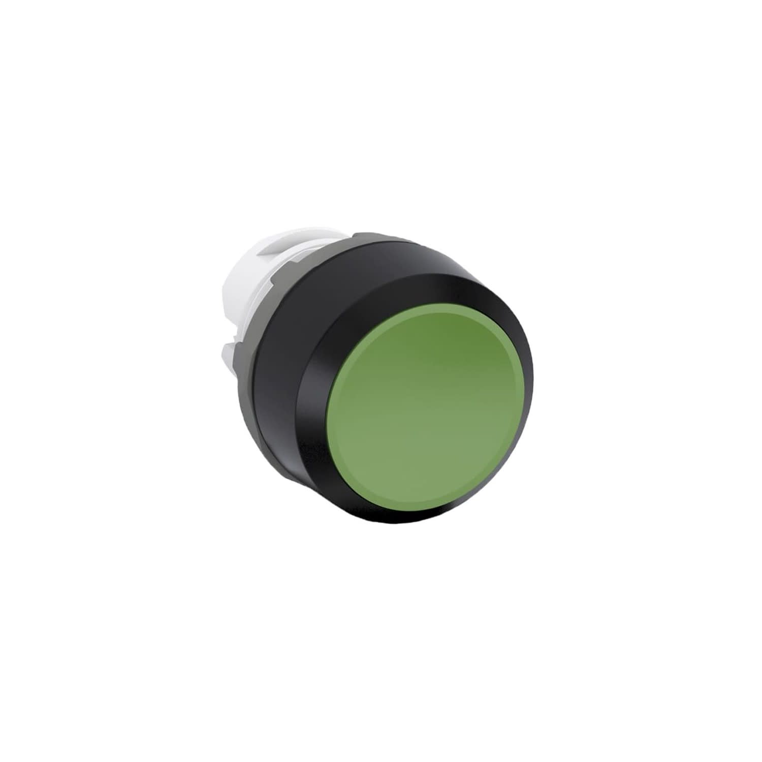 CABEZA PARA PULSADOR NO LUMINOSO RASANTE VERDE 22MM PLASTICO NEGRO 1SFA611100R1002 ABB1