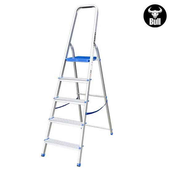 ESCALERA ALUMINIO TIPO BANQUETA 5 PASOS 150KG 1.06M AB150-5IA AMERICAN BULL3