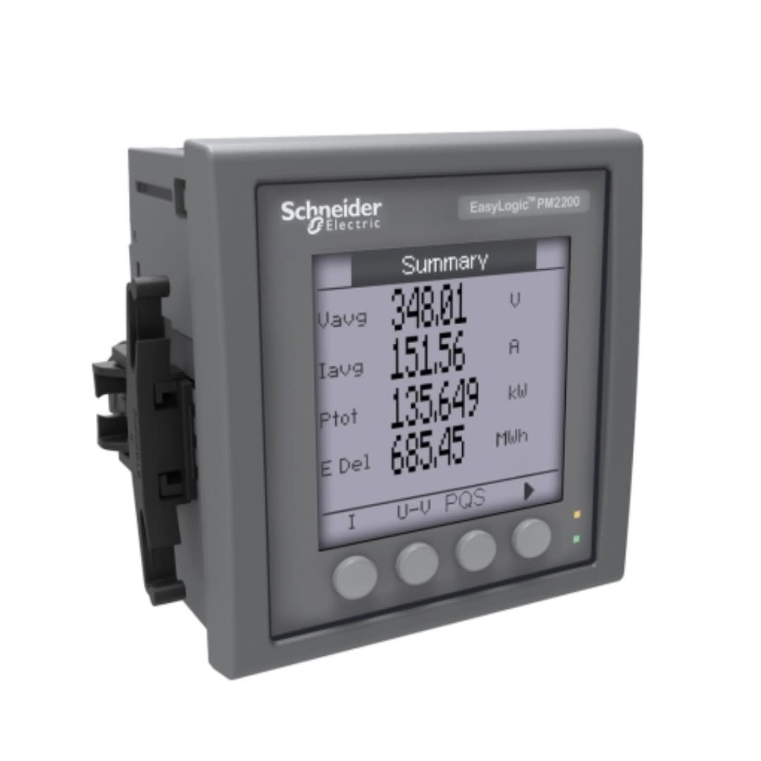 MEDIDOR MULTIFUNCION TRIFASICO 96X96MM CLASE 5S 31TH 14 ALARMAS RS485 METSEPM2230 SCHNEIDER ELECTRIC1