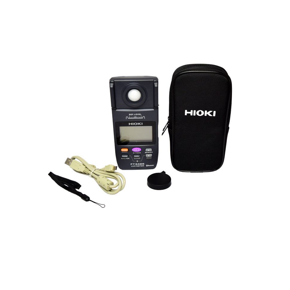 LUXOMETRO DIGITAL 200000 LUX PRECISION +/-2% SIN CERTIFICADO FT3424 HIOKI