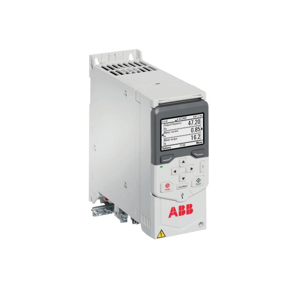 VARIADOR DE VELOCIDAD TRIFASICO 380-480V 5HP 9.4A IP20 3AXD50000047770 ABB1