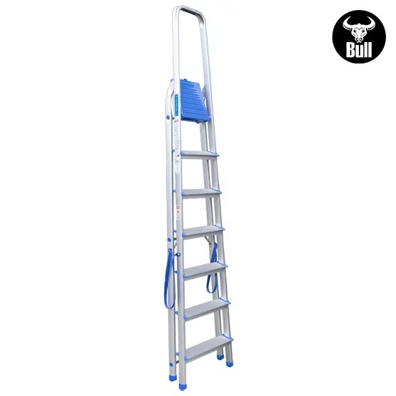 ESCALERA ALUMINIO TIPO BANQUETA 7 PASOS 150KG 1.50M AB150-7IA AMERICAN BULL4