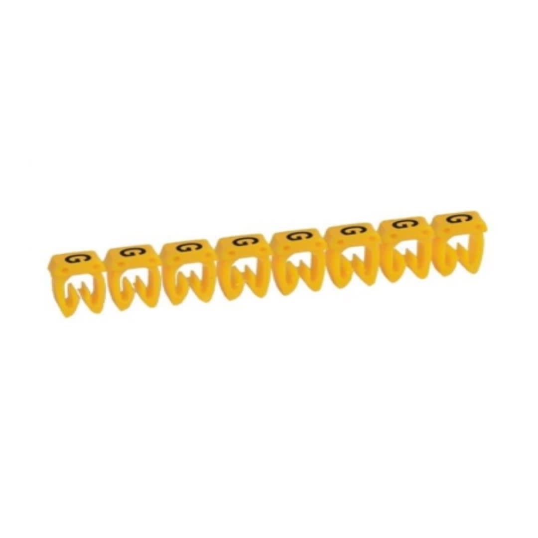MARCADOR LETRA: G PARA CABLE 0.5-1.5MM2 38306 LEGRAND