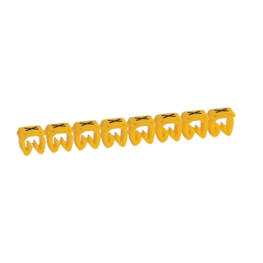 MARCADOR LETRA: X PARA CABLE 4-6MM2 38383 LEGRAND