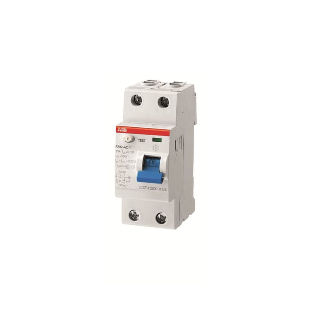 INTERRUPTOR DIFERENCIAL SUPER INMUNIZADO 2X63A 30MA CLASE A APR 2CSF202401R1630 ABB1