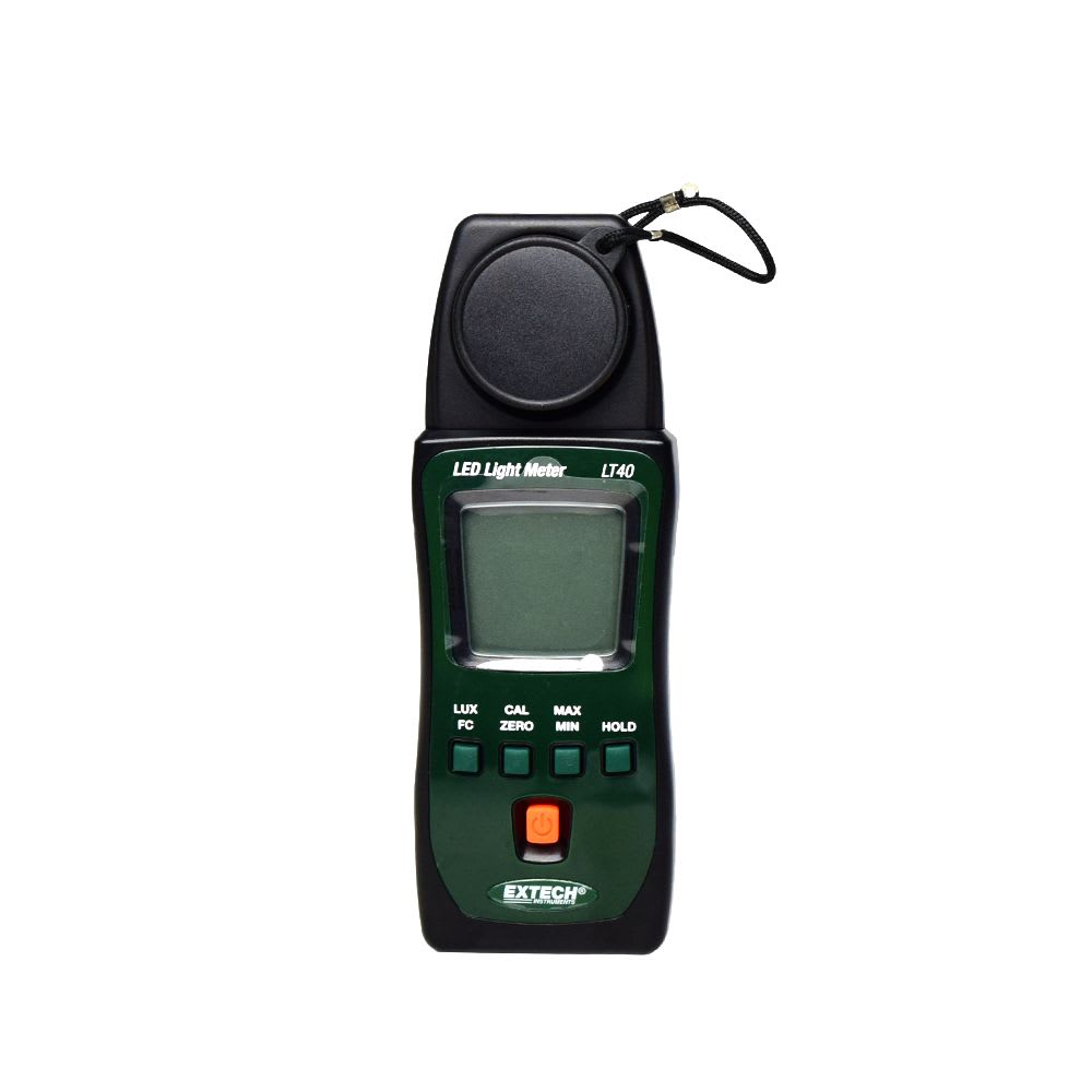 LUXOMETRO DIGITAL 400000 LUX +/-3% LED BLANCO LT40 EXTECH