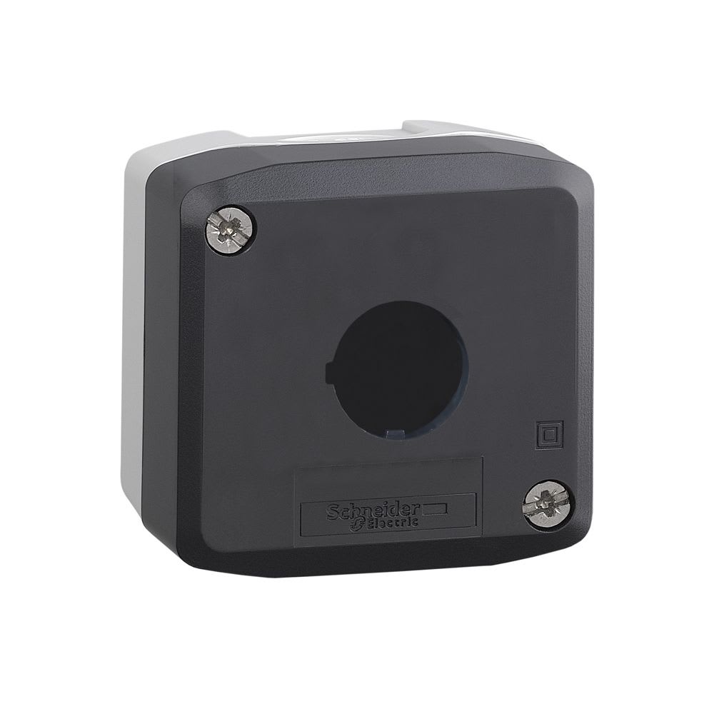CAJA VACIA D/TERMOPLASTICO PARA PULSADOR DE 1 ORIFICIO IP65 XALD01 SCHNEIDER ELECTRIC1