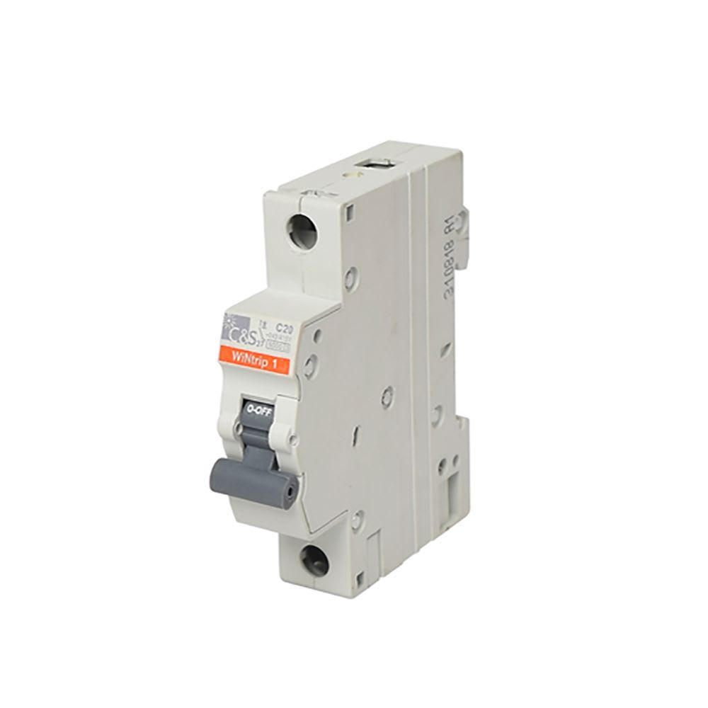 INTERRUPTOR TERMOMAGNETICO 1X6A 6KA 240/415V TIPO C DIN CSMBL1C6 CONTROL SWITCHGEAR