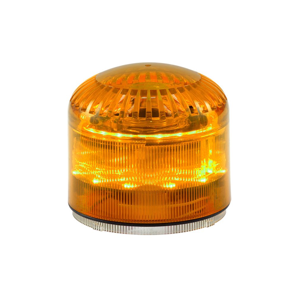 SIRENA/BALIZA LED AMBAR 12/24VAC/DC 115DB IP65 (MLINE) 90562 SIRENA