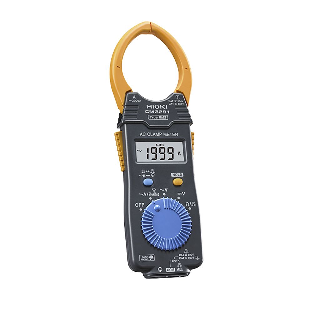 PINZA AMPERIMETRICA DIGITAL 2000AAC600VAC/DC 42MOHMS SIN SONDA CM3291 HIOKI