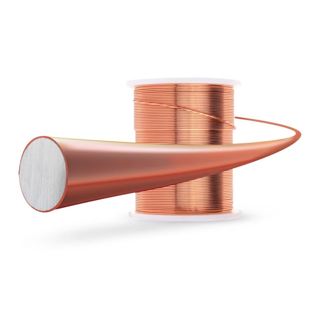 ALAMBRE COPPERCLAD STEEL 4AWG 40% CONDUCTIVIDAD TIPO LCA CCS COPPERCLAD