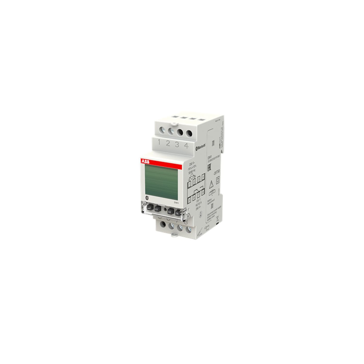 INTERRUPTOR HORARIO DIGITAL SEMANAL 16A 230V 1NA 2CSM222531R1000 ABB1