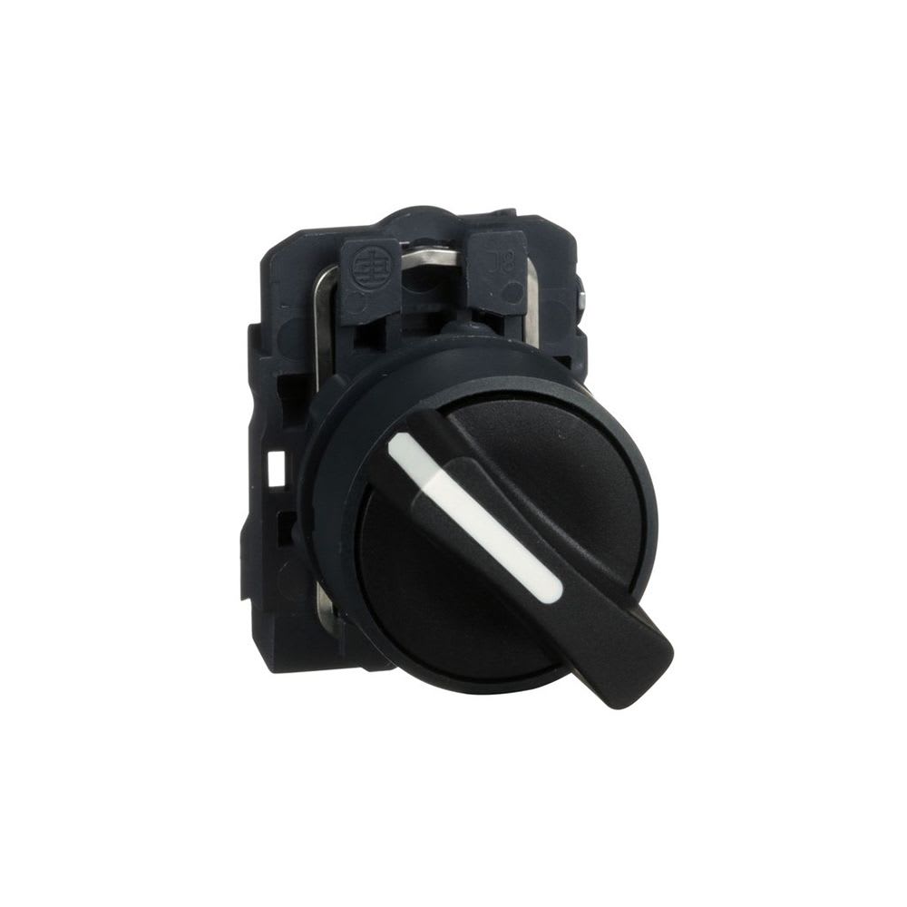 SELECTOR MANIJA CORTA NO LUMINOSO 2 POSICIONES FIJAS 22MM 1NA XB5AD21 SCHNEIDER ELECTRIC