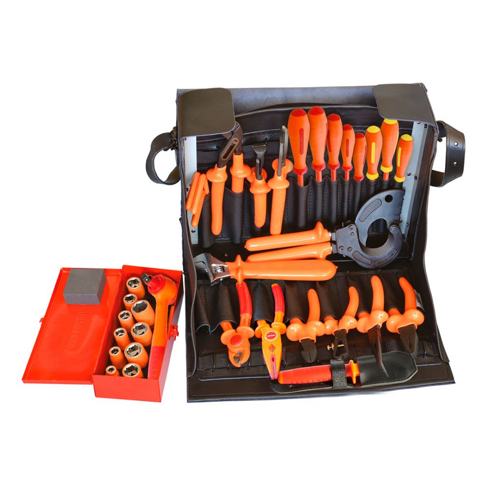 KIT DE HERRAMIENTAS AISLADAS C/35 COMPONENTES DS35 DERANCOURT1