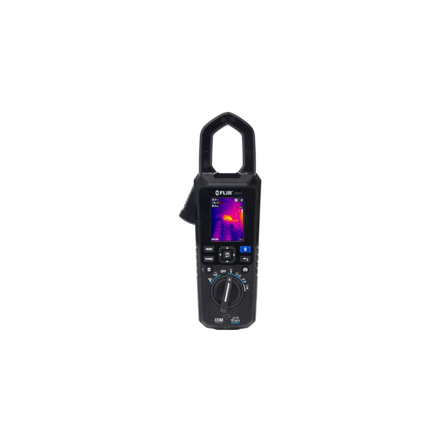PINZA AMPERIMETRICA TERMOGRAFICA 600AAC/DC -10 A 150°C CM275 FLIR1