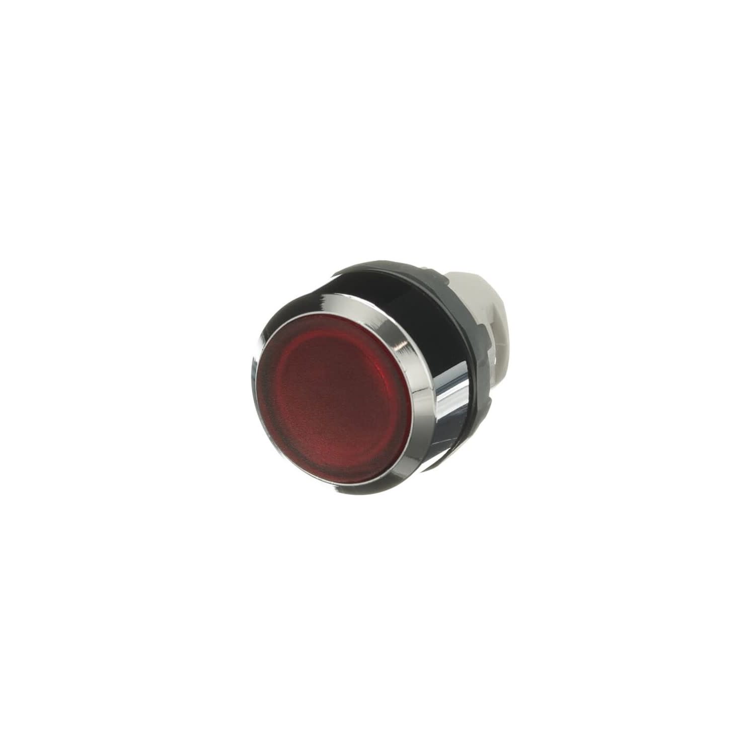 CABEZA PARA PULSADOR LUMINOSO RASANTE ROJO 22MM PLASTICO CROMADO 1SFA611100R3101 ABB