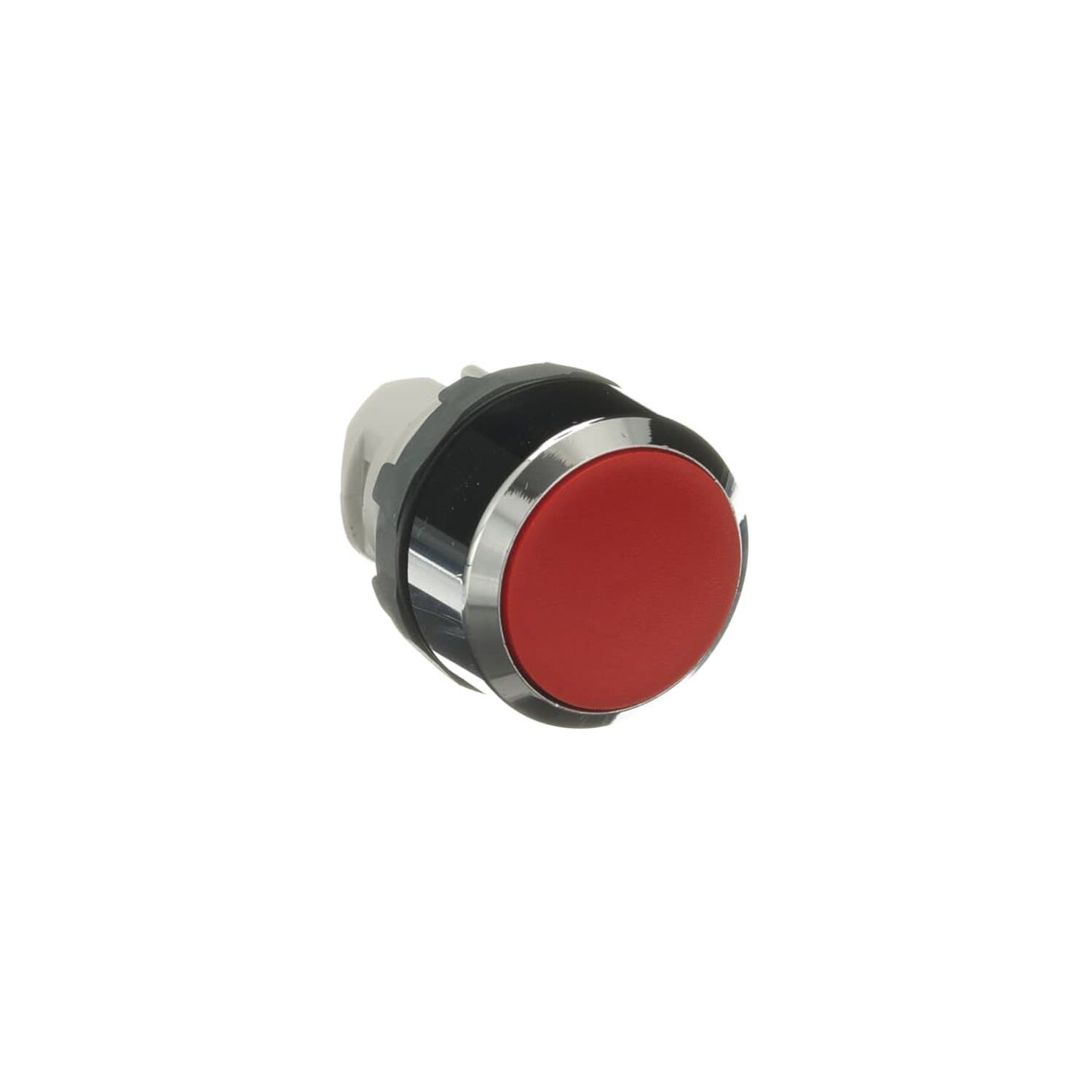 CABEZA PARA PULSADOR NO LUMINOSO RASANTE ROJO 22MM PLASTICO CROMADO 1SFA611100R3001 ABB