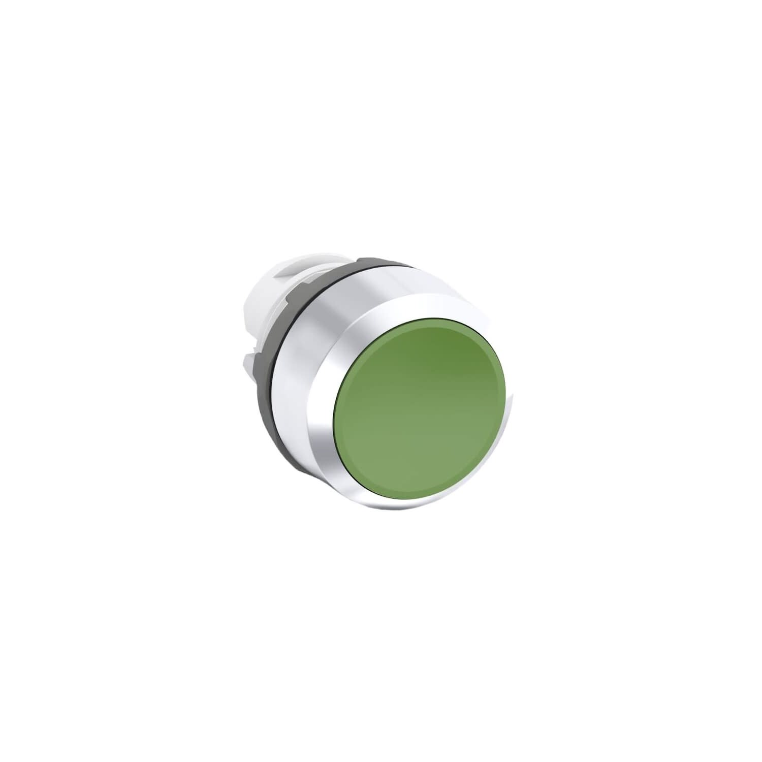CABEZA PARA PULSADOR NO LUMINOSO RASANTE VERDE 22MM PLASTICO CROMADO 1SFA611100R3002 ABB