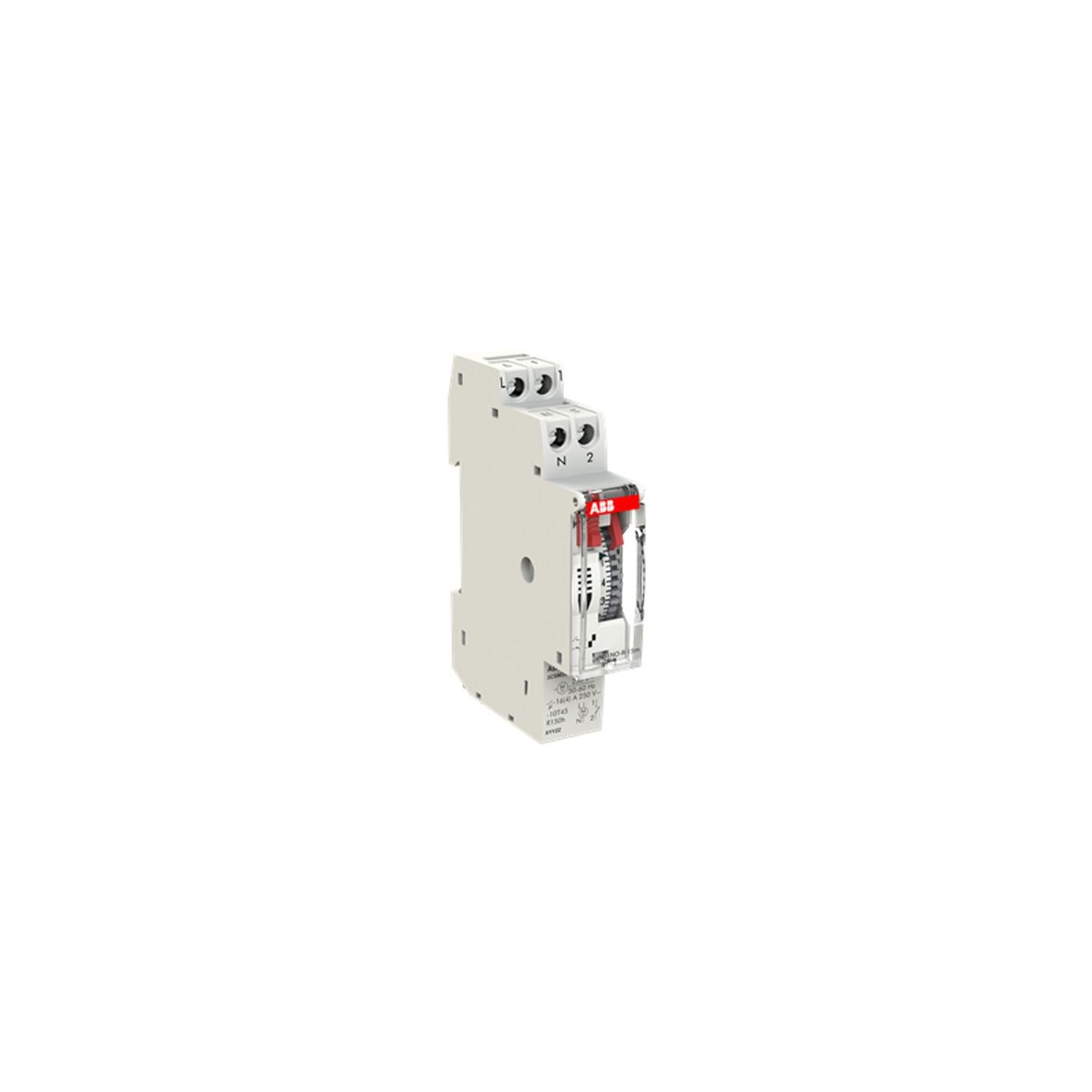 INTERRUPTOR HORARIO ANALOGICO DIARIO 16A 230VAC 1NA RESERVA 100HR 2CSM222461R1000 ABB